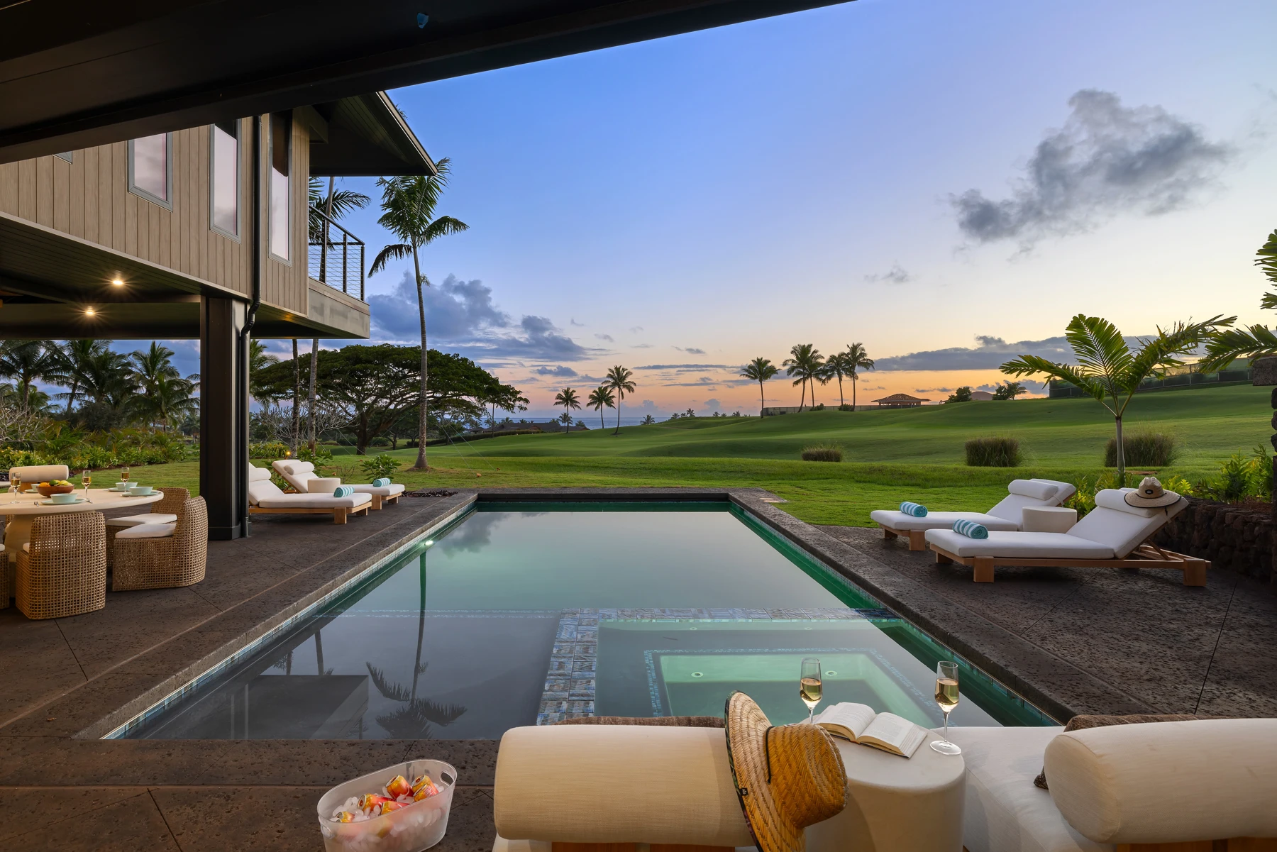 The six-bedroom Kukuiʻula estate from Stina’s supplied StayHvn listing