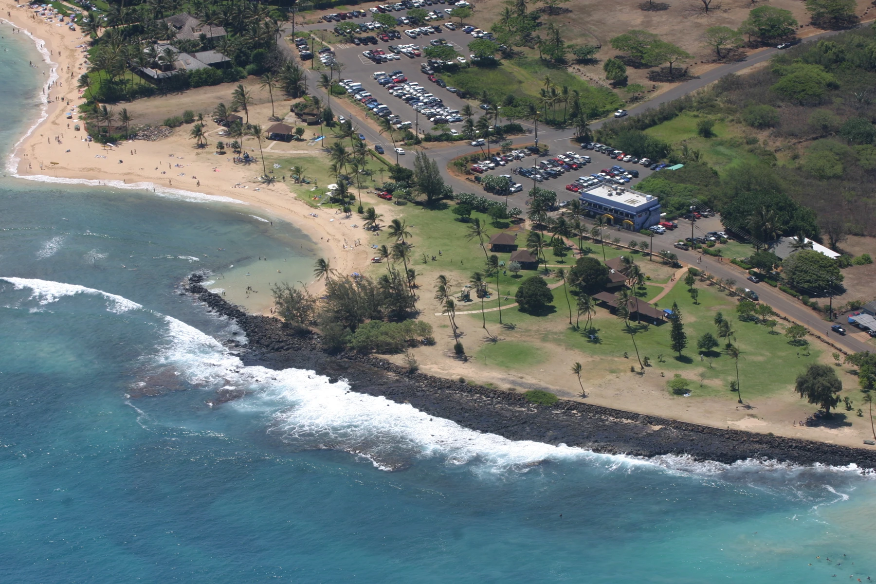 Poʻipū Beach Park on Kauaʻi’s South Shore